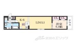 プロスペリタ西京極間取り図面