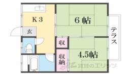鳩マンション間取り図面
