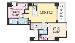 グランリソシエ烏丸御池間取り図面