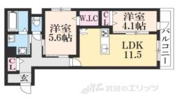クレール東田宮間取り図面