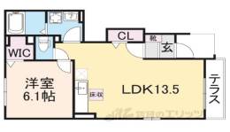 グランソレイユ楠葉間取り図面