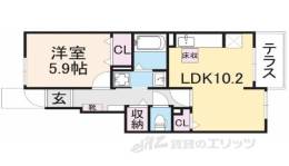 ジュネス２間取り図面