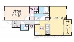 プルメリアF間取り図面