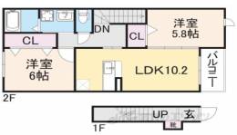 ベニッシモA間取り図面