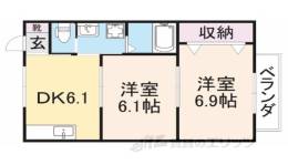 ふくらの森ハイツ間取り図面