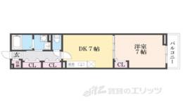 ウエストメゾンＢ間取り図面