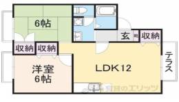メルベーユシティ間取り図面
