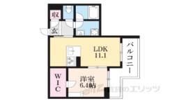 シャーメゾンＦＵＪＩＭＯＴＯ２間取り図面