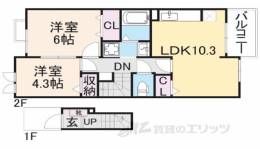 クレールコート３間取り図面
