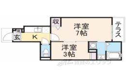 レジデンス西九条間取り図面