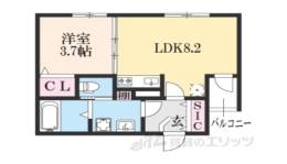 プレミアム・デイズⅥ間取り図面