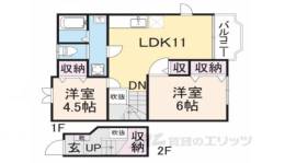 プレーヌ古城間取り図面