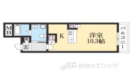  THE GARNET SUITE RESIDENCE清水五条EAST間取り図面