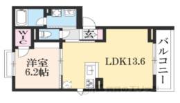 シャーメゾン岩松伏見稲荷間取り図面