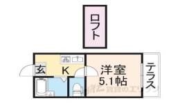 MAYUMIハイツ枚方12番館上島東町間取り図面