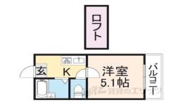 MAYUMIハイツ枚方12番館上島東町間取り図面