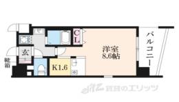 プレサンス京都烏丸NEXT間取り図面