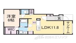 サクラ平２間取り図面
