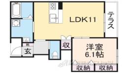 ベルグラースＦＵＫＵＭＩＴＳＵ間取り図面