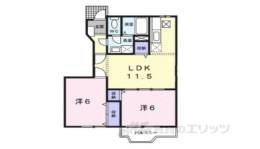 ピュールA間取り図面