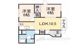ツインハーモニー１間取り図面