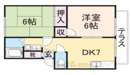 ハイツ東江間取り図面
