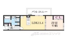 メゾン・ド・クレール西大路間取り図面