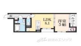 メゾン・ド・クレール西大路間取り図面