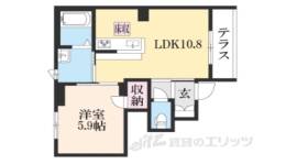 シャーメゾン　アミ　コート間取り図面