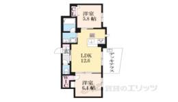 シャーメゾン　デルソーレ間取り図面