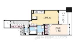 プレティナージュ御池東洞院間取り図面