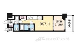 プレサンスTHE KYOTO吉祥院間取り図面
