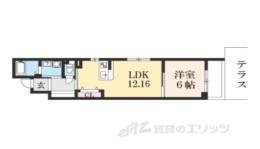 PEACE WELL四条間取り図面