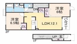 コーポ勢多５番館間取り図面