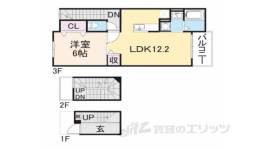 フロール南彦根間取り図面