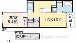 フロール南彦根間取り図面
