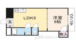 三熊ハイツ渚３号間取り図面