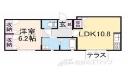 エクセルコート北郡山Ａ間取り図面
