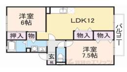 ラークハイム２間取り図面
