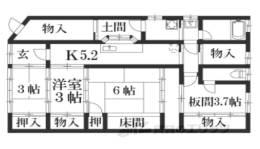 貸家間取り図面