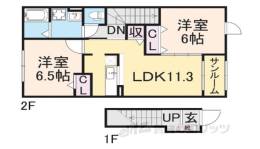 ラ　スギシオンA間取り図面