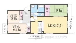 コンフォールかぶと台20号棟間取り図面