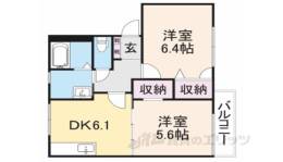 グリーンライフ平城Ａ間取り図面