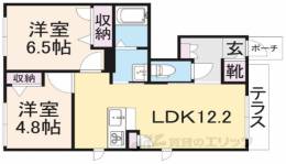 メゾン・グランドゥール３間取り図面