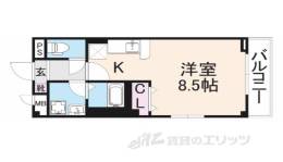 クレール　シャンブル間取り図面