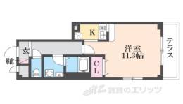 クレール　シャンブル間取り図面