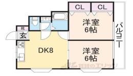 ビューコート香里間取り図面