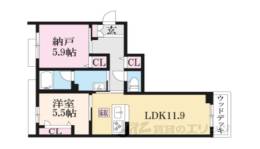 シャーメゾン　Ｖｉｓｔａ間取り図面