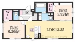 サージュ大和郡山間取り図面