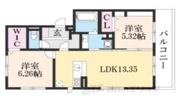 サージュ大和郡山間取り図面